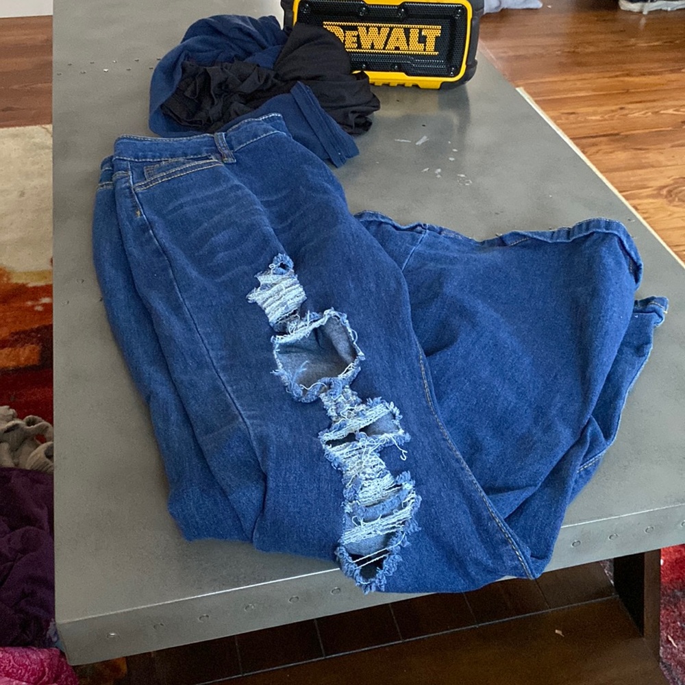 Ripped jeans